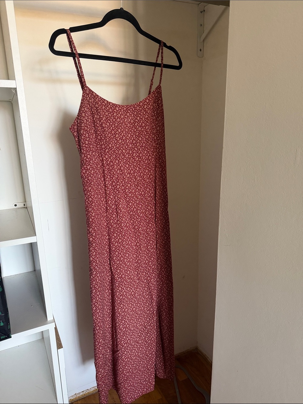 Brandy Melville Red Floral Slip Dress